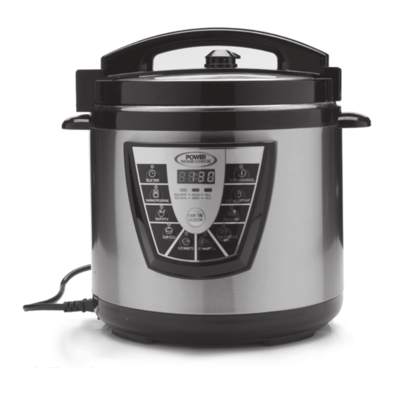 Power Pressure Cooker XL PPC780 Owner's Manual