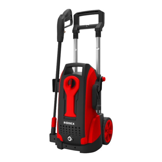 User Manuals: RODEX RDX712 High Pressure Washer