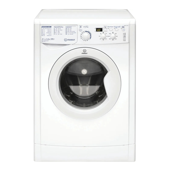 Indesit EWSD 61252 Instructions For Use Manual