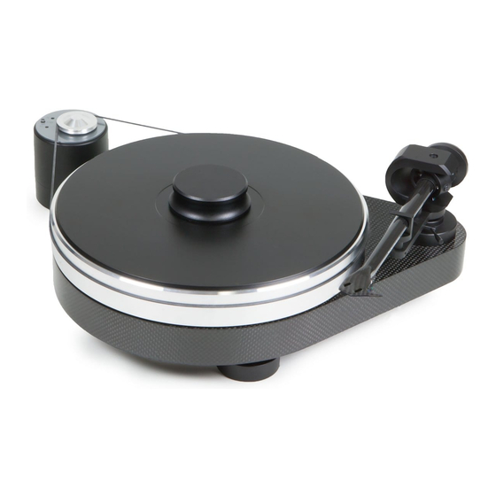 Pro-Ject Audio Systems Pro-Ject RPM 9.1 Instructions For Use Manual