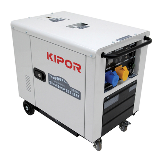 Kipor ID6000 Operation Manual