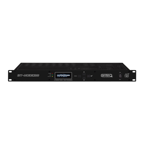 Briteq BT-NODE28 Operation Manual