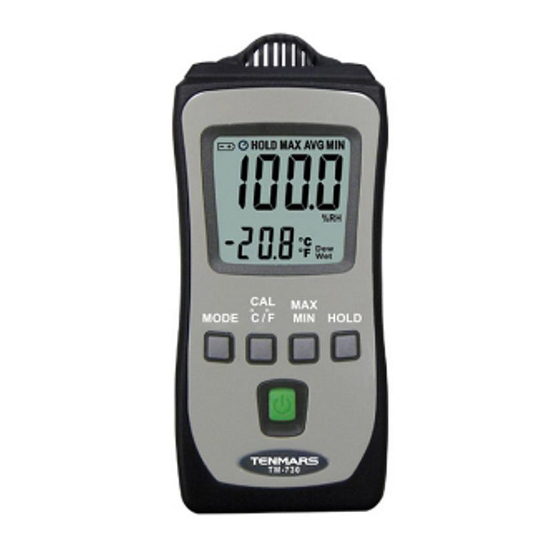 Tenmars TM-730 User Manual
