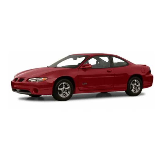 Pontiac Grand Prix 2001 Manuals