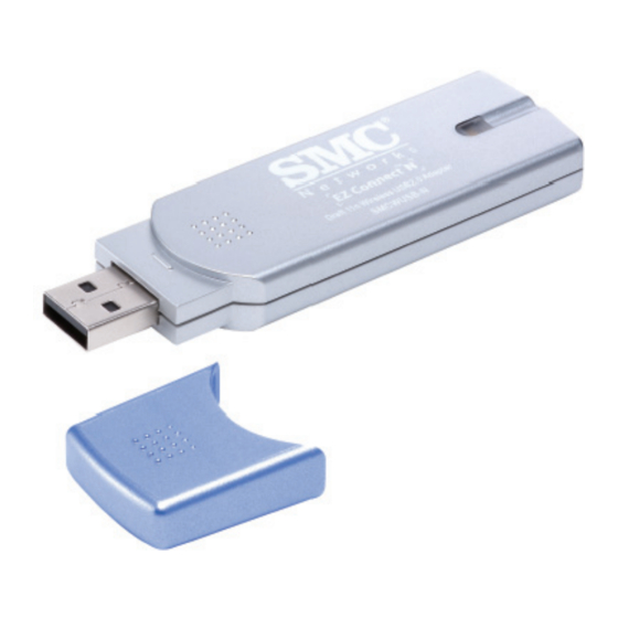 SMC Networks SMC EZ Connect N Draft 11n Wireless USB2.0 Adapter SMCWUSB-N Specification Sheet