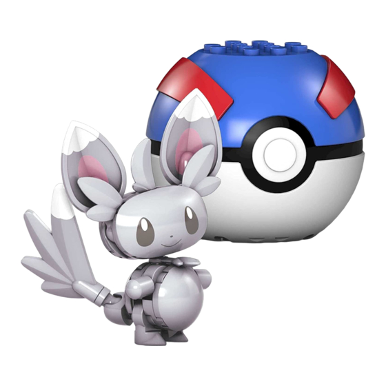 Mega Construx POKEMON WONDER BUILDERS MINCCINO GMD27 Manual