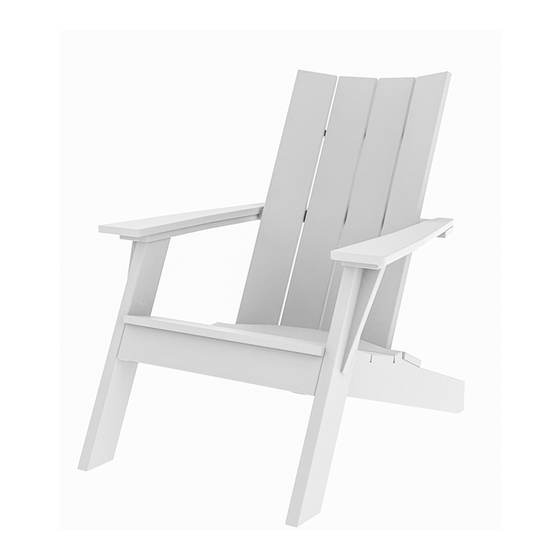 Seaside Casual MAD Adirondack Chair 280 Assembly Instructions