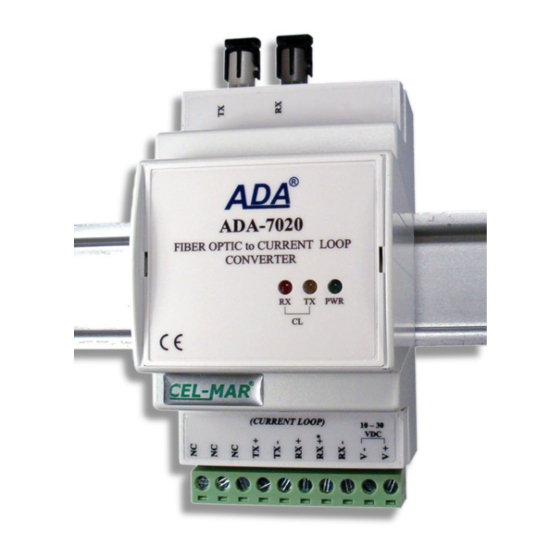 CEL-MAR ADA-7020 User Manual