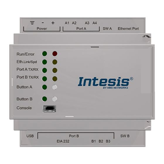 HMS Networks Intesis INMBSFGL016O000 Installation Sheet
