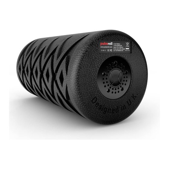 Pulseroll VIBRATING FOAM ROLLER PRO Manual