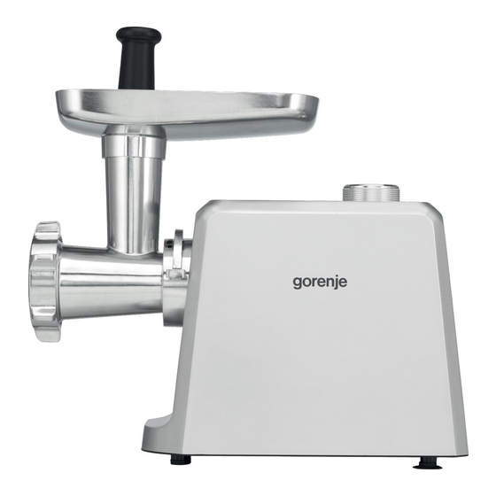 Gorenje MG2502SJX Instruction Manual