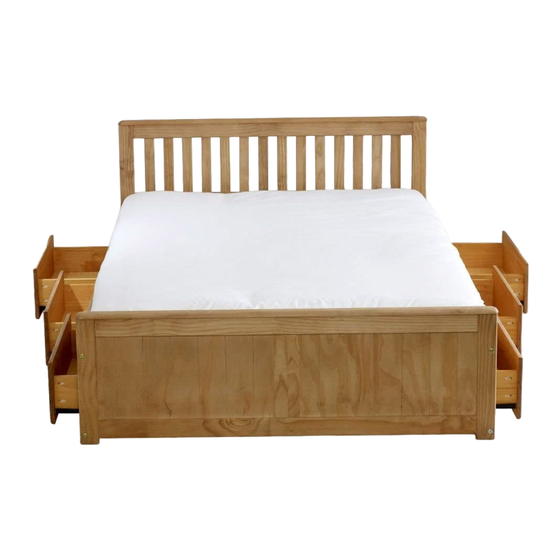 Happy Beds Mission Storage Bed Small Double Assembly Instructions Manual