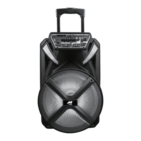 Naxa NDS-1236 Bluetooth Party Speaker Manuals