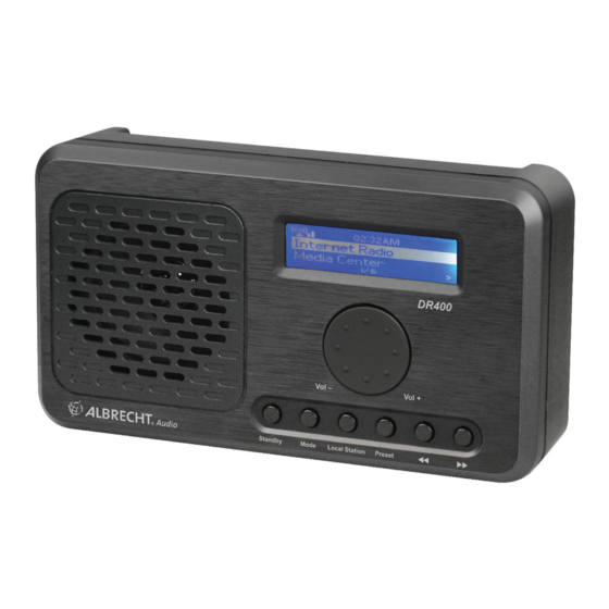 Albrecht DR400 User Manual