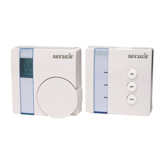 Secure SRT322 User And Installation Instructions Manual
