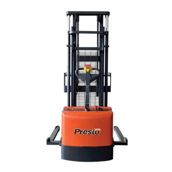 Presto Lifts Power Stak PPS3000-125AS Installation, Operation And Service Manual