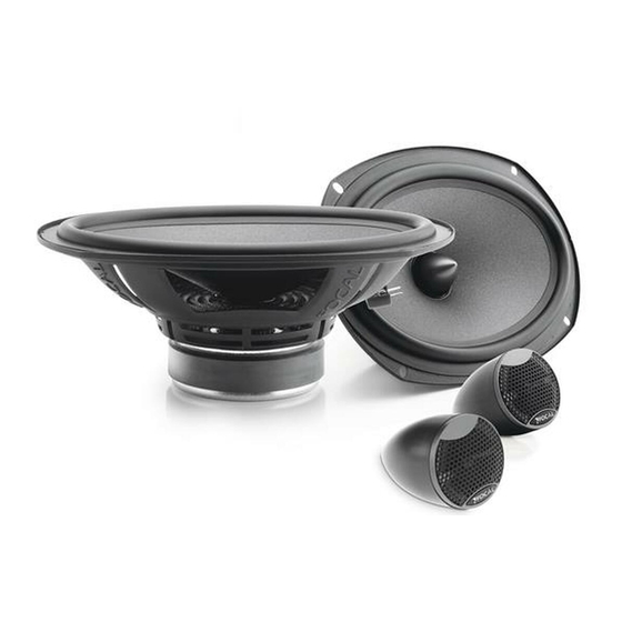 Focal UNIVERSAL ISU130 User Manual