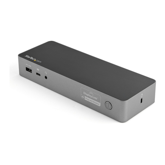 StarTech.com DK30C2DPEP User Manual