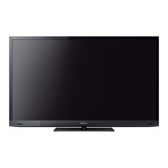 Sony Bravia KDL-55EX72x Manuals