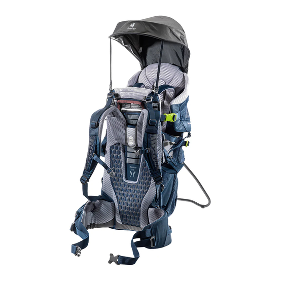 deuter KID COMFORT ACTIVE Manuals