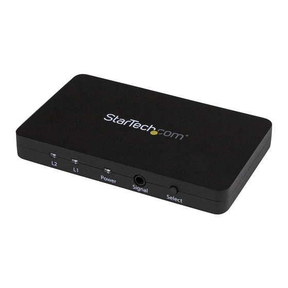 StarTech.com VS421HD4K Instruction Manual