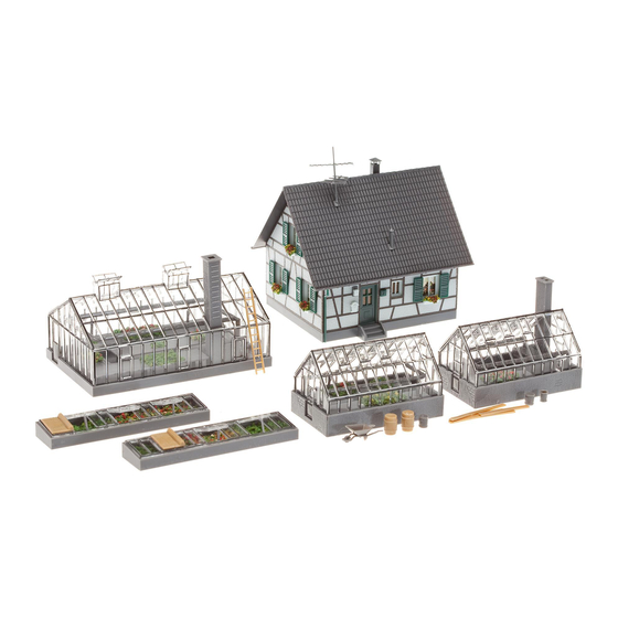 Faller Garden Center Assembly Instructions Manual
