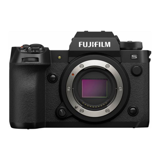 FujiFilm X-H2S Owner's Manual