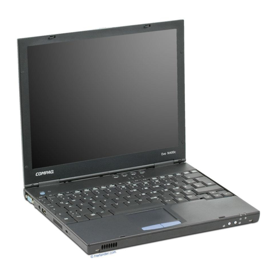 Compaq Evo N400c Hardware Manual