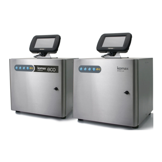 Komax M1630 Jet Inkjet Marking Machine Manuals