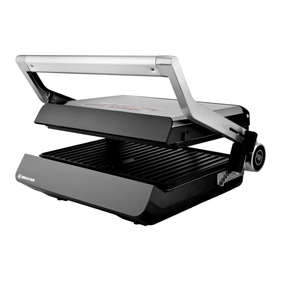 BRAYER BR2008 Electric Grill Press Manuals