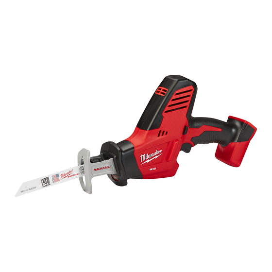 Milwaukee M18 HACKZALL 2625-20 Operator's Manual