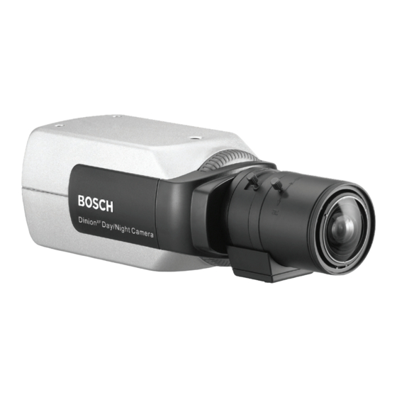 Bosch LTC 0495 Series Dinion Quick Start Manual