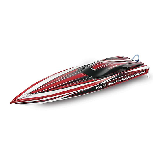 Traxxas Spartan 57076 Brushless Race Boat Manuals