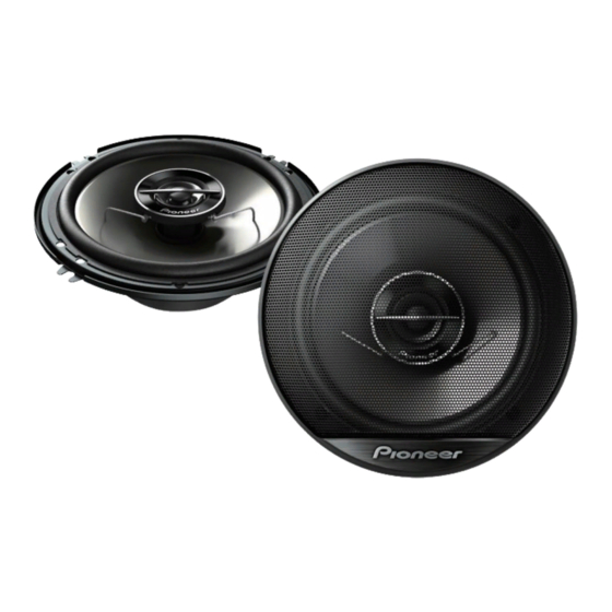 Pioneer TS-G1644R Instruction Manual