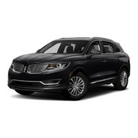 Lincoln 2016 MKX Quick Reference Manual