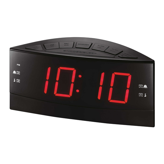 Reloj Despertador Radio Am/fm Bluetooth Onn Usb Onb14av204