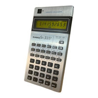 Casio fx-3000 Operation Manual