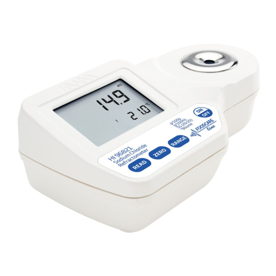 Hanna Instruments HI 96821 Instruction Manual