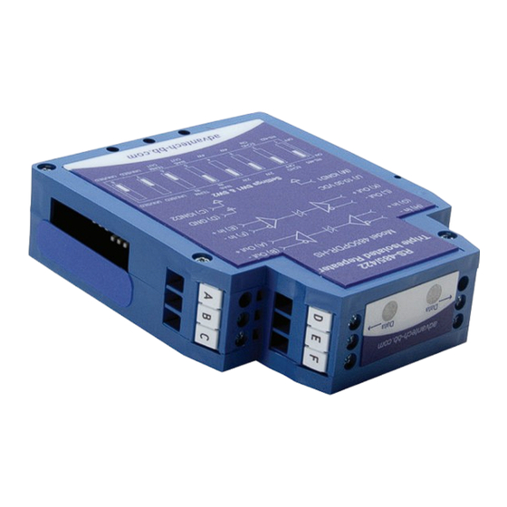 B+B SmartWorx 485OPDR-HS Quick Start Manual