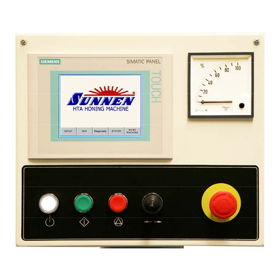 Sunnen HTA-2000 (2M) Manual