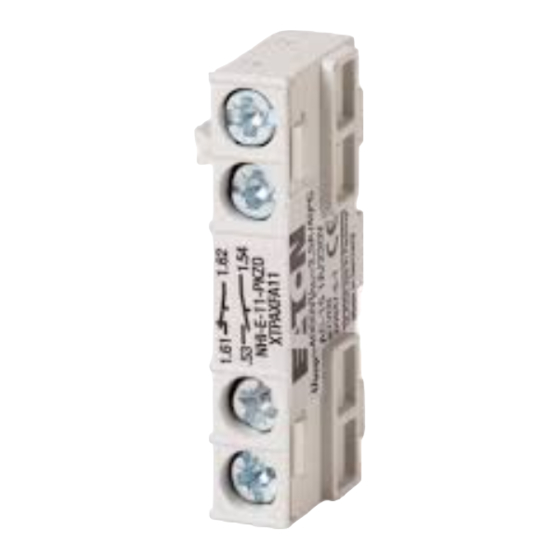 Eaton PKZM0 Series Instruction Leaflet