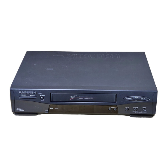 Mitsubishi VIDEOplus+ HS-721V(B) User Manual