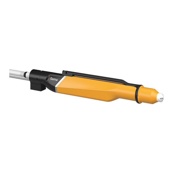 Gema OptiGun GA04-E Operating Instructions And Spare Parts List
