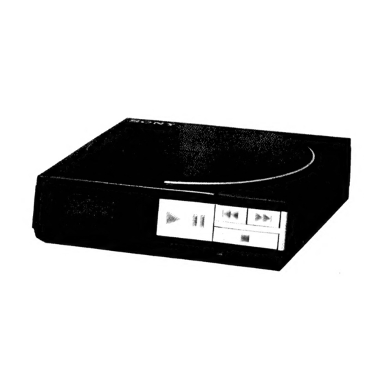 Sony D-5 Service Manual
