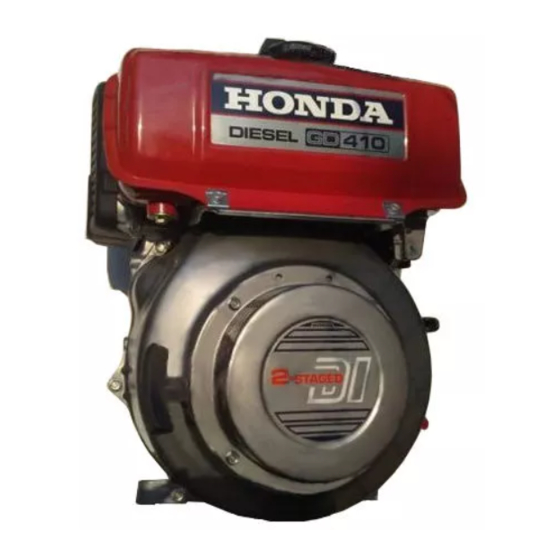 Honda GD410 Owner's Manual