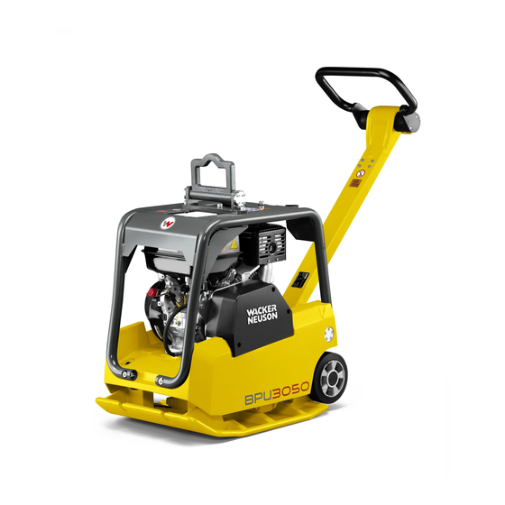 Wacker Neuson BPU 3050A Operator's Manual