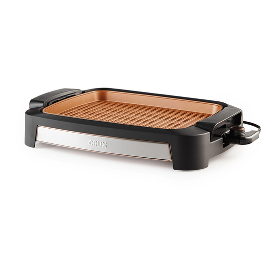 Crux 14726 Smokeless Electric Grill Manuals