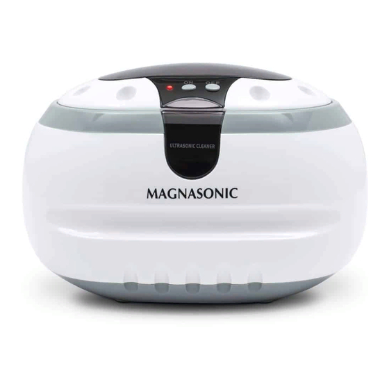 Magnasonic CD2800 Eyeglass Cleaner Manuals