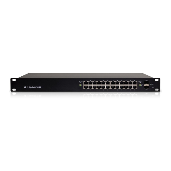 Ubiquiti EdgeSwitch ES-24-250W Quick Start Manual