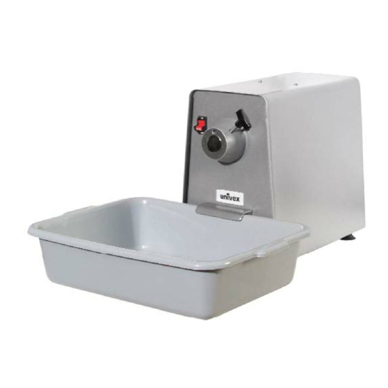 Univex PM91 Maintenance & Parts Manual